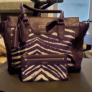 COACH Purple purse